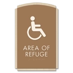 Area of Refuge Sign - ISA Symbol