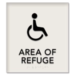 Area of Refuge Sign - ISA Symbol