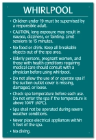 British Columbia Whirlpool Rules Sign