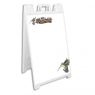 Dry Erase Plastic A-frame Sidewalk Sign