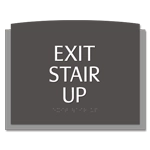 Exit Stair Up Egress Sign