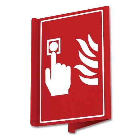 Fire Alarm Symbol - Overhead Sign