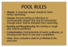Idaho Pool Rules Sign