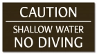 Maricopa County, Arizona No Diving Sign
