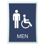 Men Sign w/Male & ISA Symbols