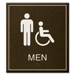 Men Sign w/Male & ISA Symbols