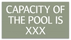 Montana Pool Capacity Sign