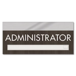 Nameplate Sign w/ Title