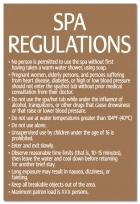 Nebraska Spa Regulations Sign