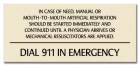 Nevada Dial 911 In Emergency Sign