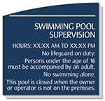 NJ Front Desk Pool Sign - Opera