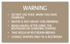 Ohio Spray Pad Rules Sign