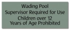 Oklahoma Wading Pool Rules Sign