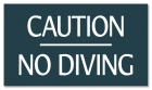 Ontario Canada No Diving Sign