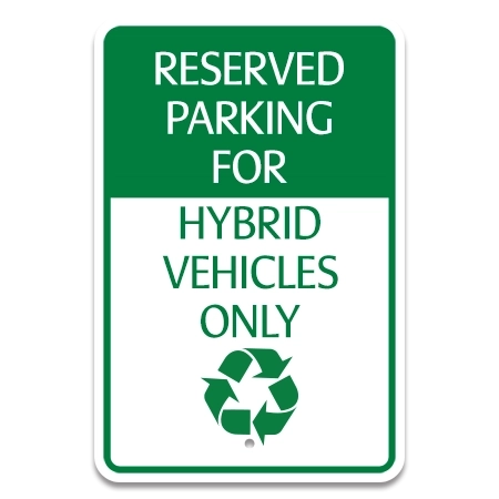 Parking For Hybrid Vehicles Only