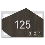 Room Number Sign w/Symbols