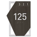 Room Number Sign w/Symbols