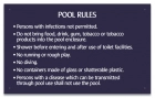 South Dakota Pool Rules Sign