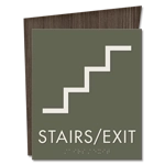 Stairs / Exit Sign w/Symbol
