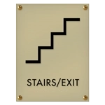 Stairs / Exit Sign w/Symbol