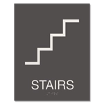 Stairs Sign w/ Symbol
