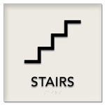 Stairs Sign w/ Symbol