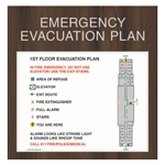 Standard Entrance Evacuation Plans - CA Compliant