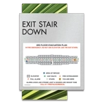 Standard Stairway Evacuation Plans - CA Compliant