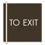 "To Exit" Egress Sign - CA Compliant