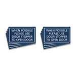 "Touch Buttons with Elbow" Vinyl Decal - 8 Pack