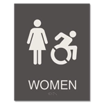 Women Sign w/Female & Dynamic ISA Symbols