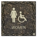 Women Sign w/Female & ISA Symbols