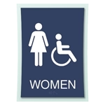 Women Sign w/Female & ISA Symbols