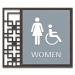 Women Sign w/Female & ISA Symbols