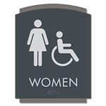Women Sign w/Female & ISA Symbols