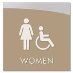 Women Sign w/Female & ISA Symbols