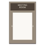 2-Line Common Room Sign w/Window