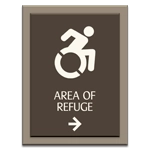 Accessible Direction Sign w/ Dynamic ISA