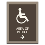 Accessible Direction Sign w/ ISA