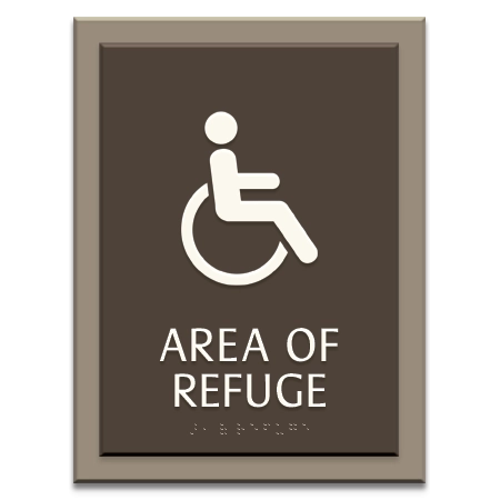 Area of Refuge Sign - ISA Symbol