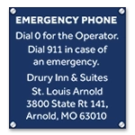 Emergency Phone Sign