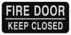 Fire Door - Keep Closed Label - 4 Pack