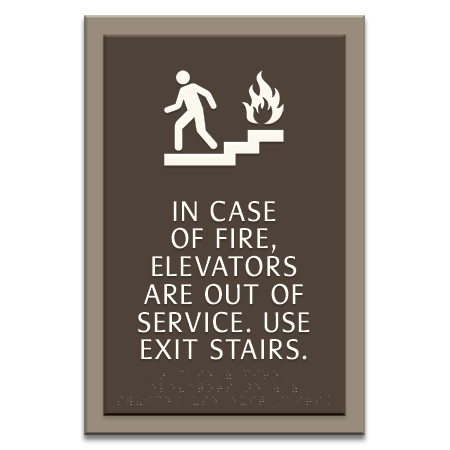 In Case of Fire, Elevators Are Out of Service...