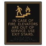 In Case of Fire, Elevators Are Out of Service...