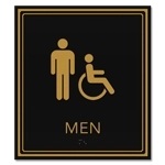 Men Sign w/Male & ISA Symbols