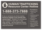 New York Human Trafficking Notice Sign