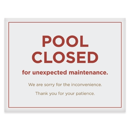 Pool Closed (Maintenance)