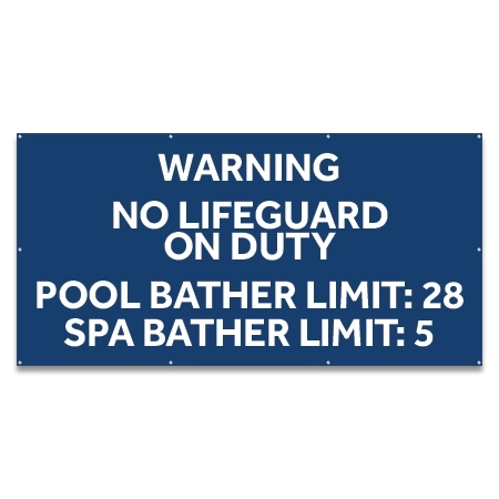Pool Rules Sign