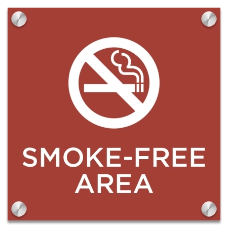 "Smoke-Free Area" Sign