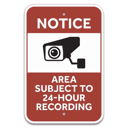 Surveillance Warning Sign